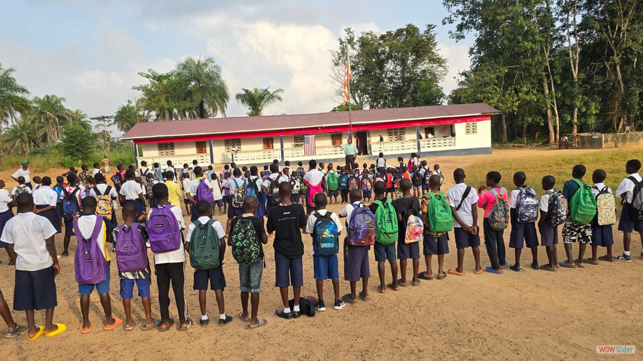 STUDENTS AT ATTENSION